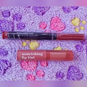 Revlon ColorStay Matte Lite Crayon and Nourishing Lip Tint - Rich Mauve